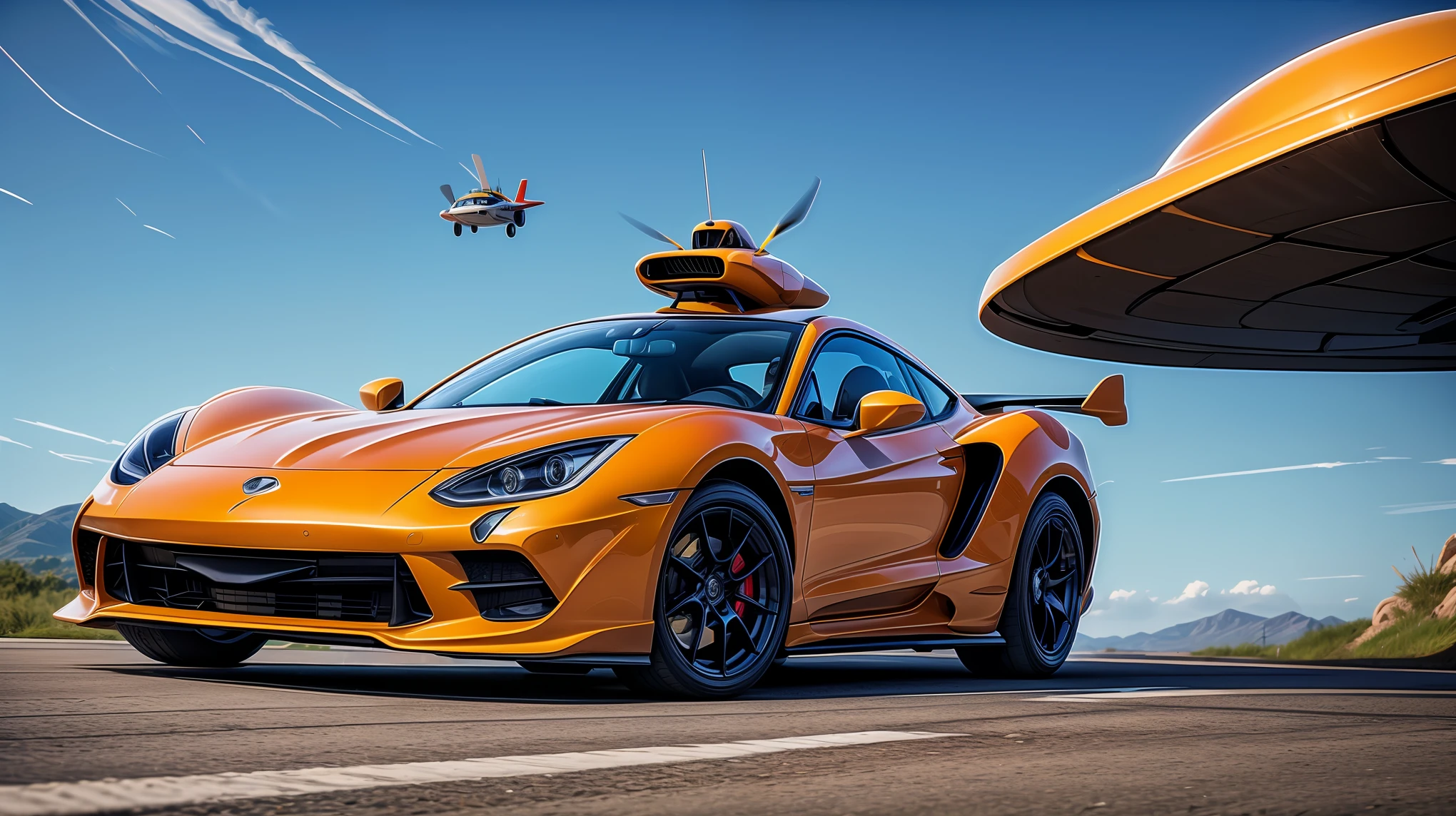 Car photography、Flying Car