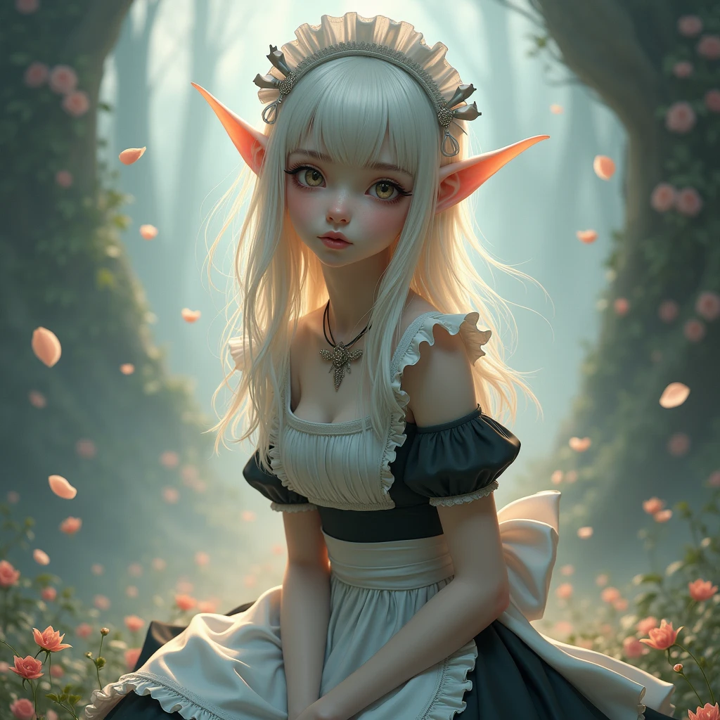 Fairy Elf mysterious Girl 美Girl Beauty maid maid服 Hata woman