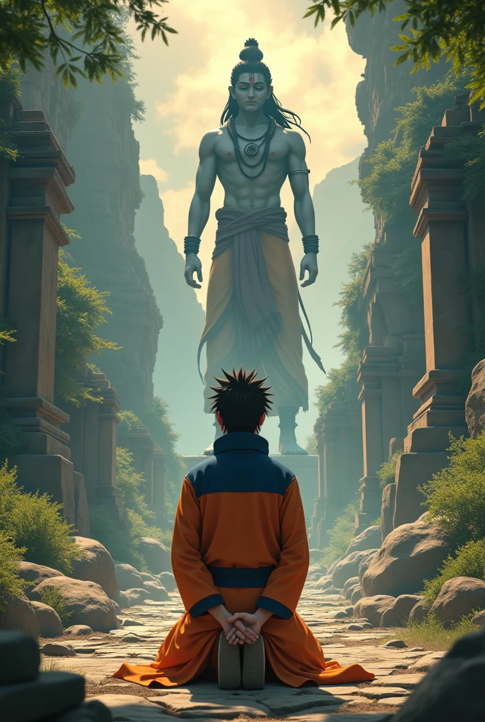 Naruto pray wit ind God lod shiva Naruto anime hd images generate
