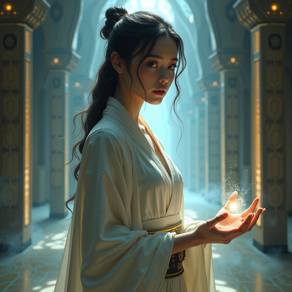 mysterious Girl 美Girl Beauty Hata woman Real Star Wars Jedi