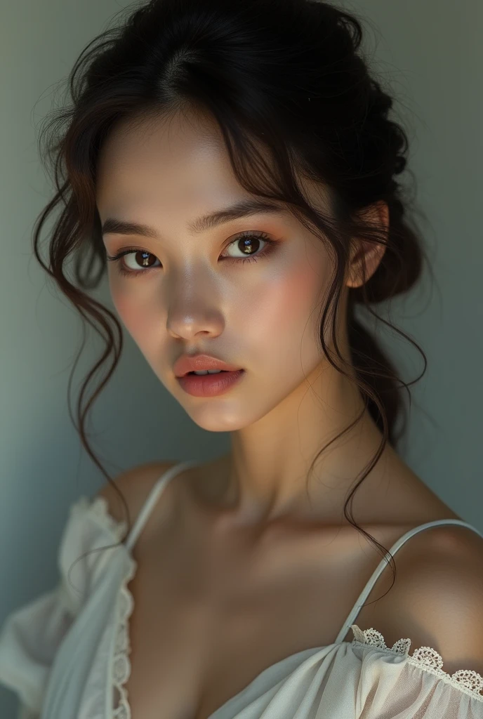 Woman looking at camera