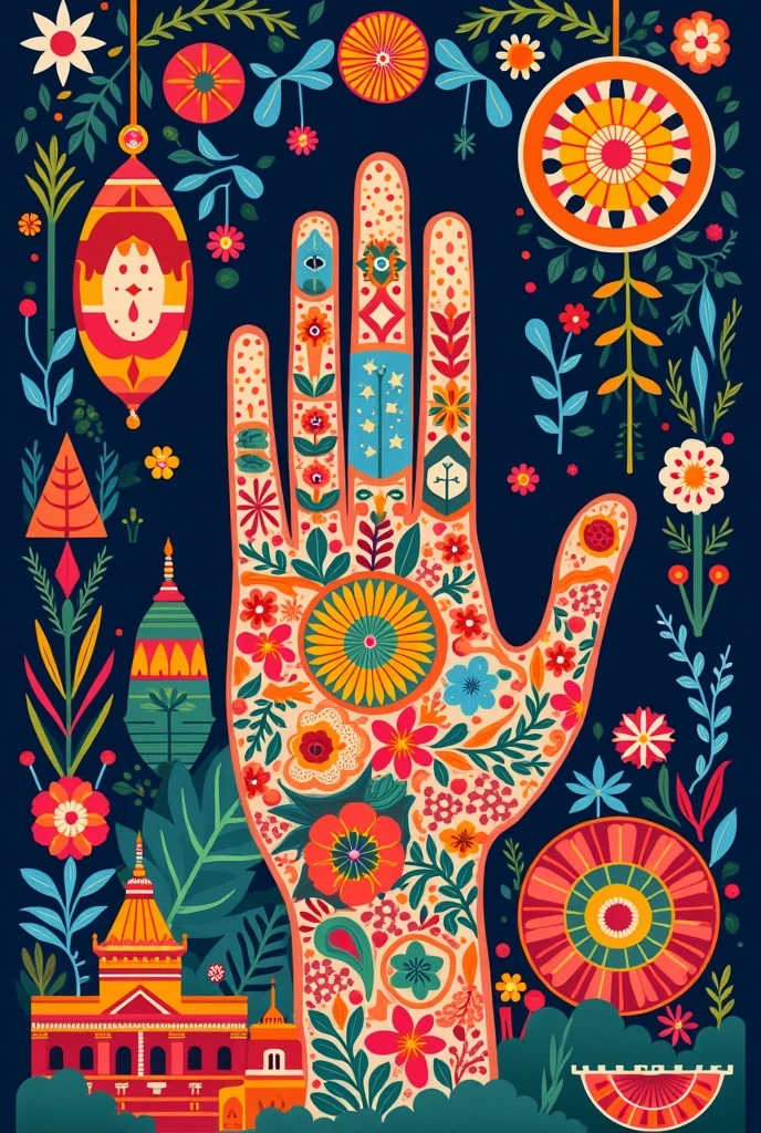 Illustrations of indian brands and desi and indianess