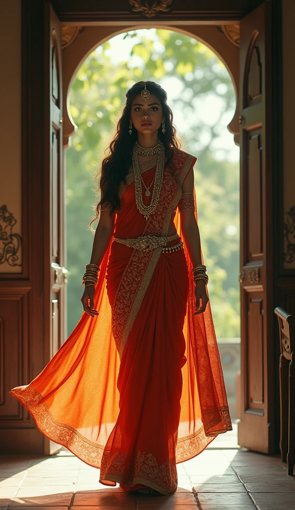 Photo of Radha ji leaving the house