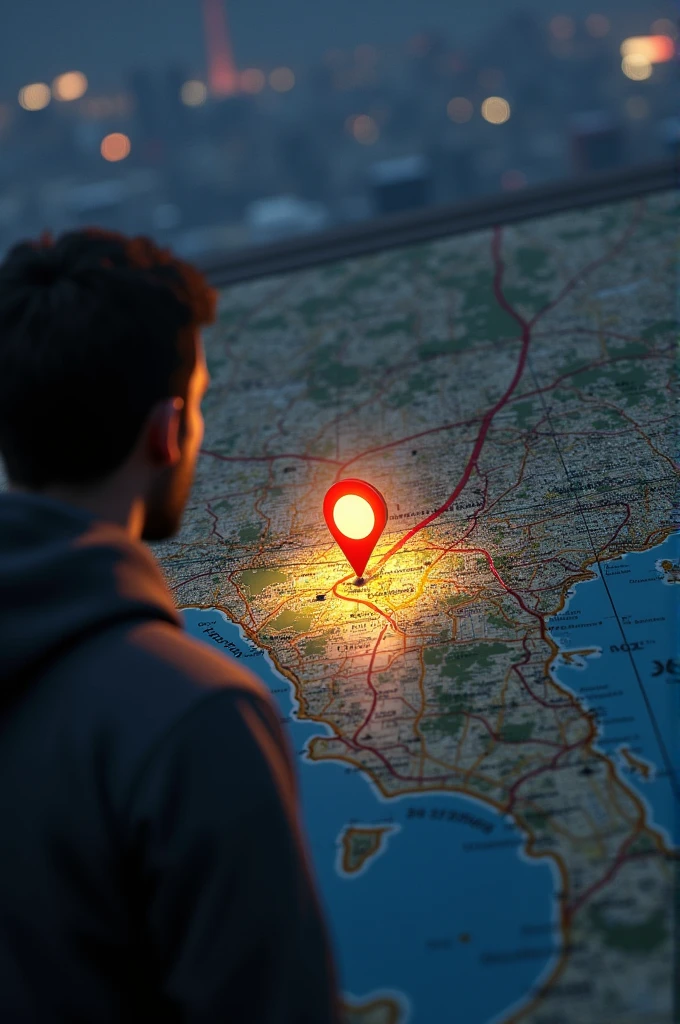 Display a zoomed-in section of the GTA 5 map with a large, glowing marker pointing to the hidden location. Add a character from the game looking surprised or excited, with bold text like “SECRET SPOT FOUND!”