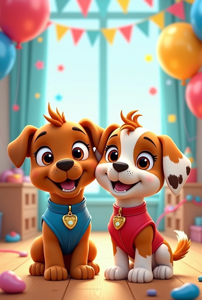 Puppy Dog Pals Birthday Invitation