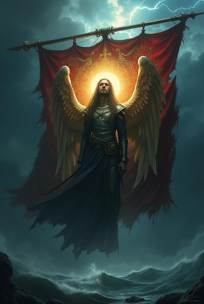 Pirate flag of an archangel