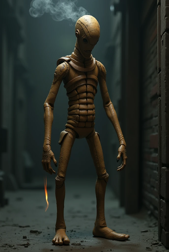a living cigarette