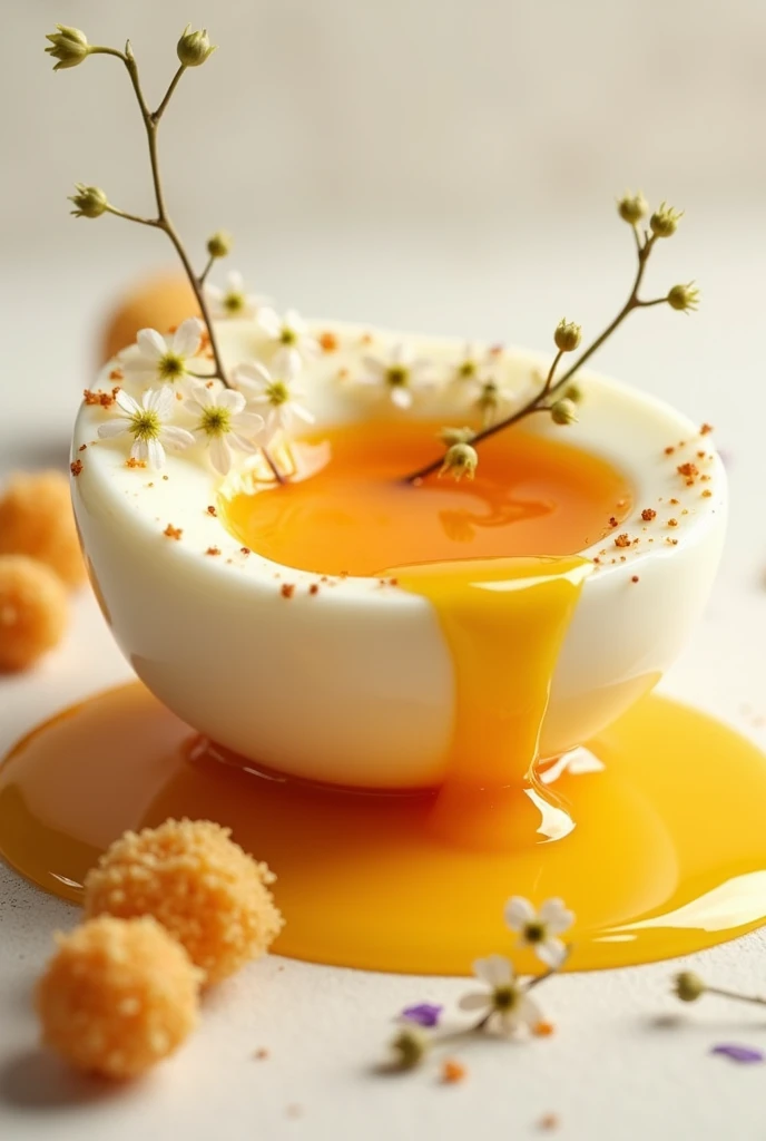 Create a honey-glazed egg drag