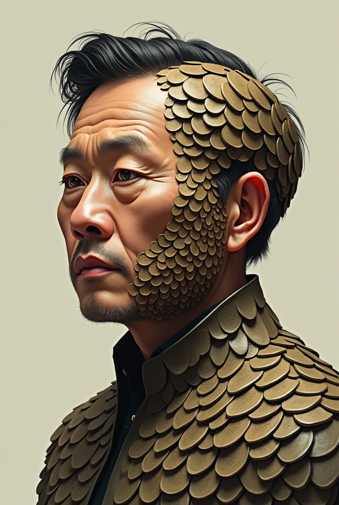 Public figure concept pangolin skin