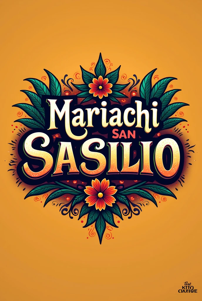 Logo letters: Mariachi San Basilio image size 140 x 140 px
