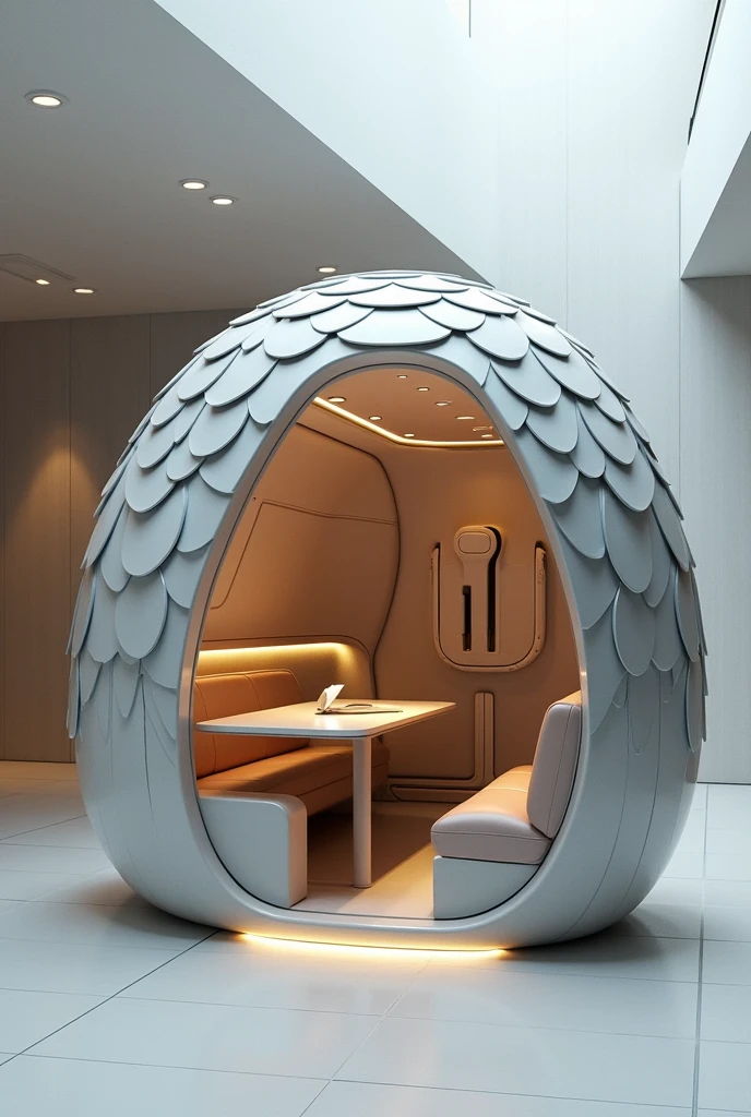 Function Booth concept pangolin structure