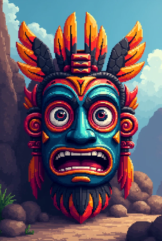 You can create a Bolivian 8-bit mask