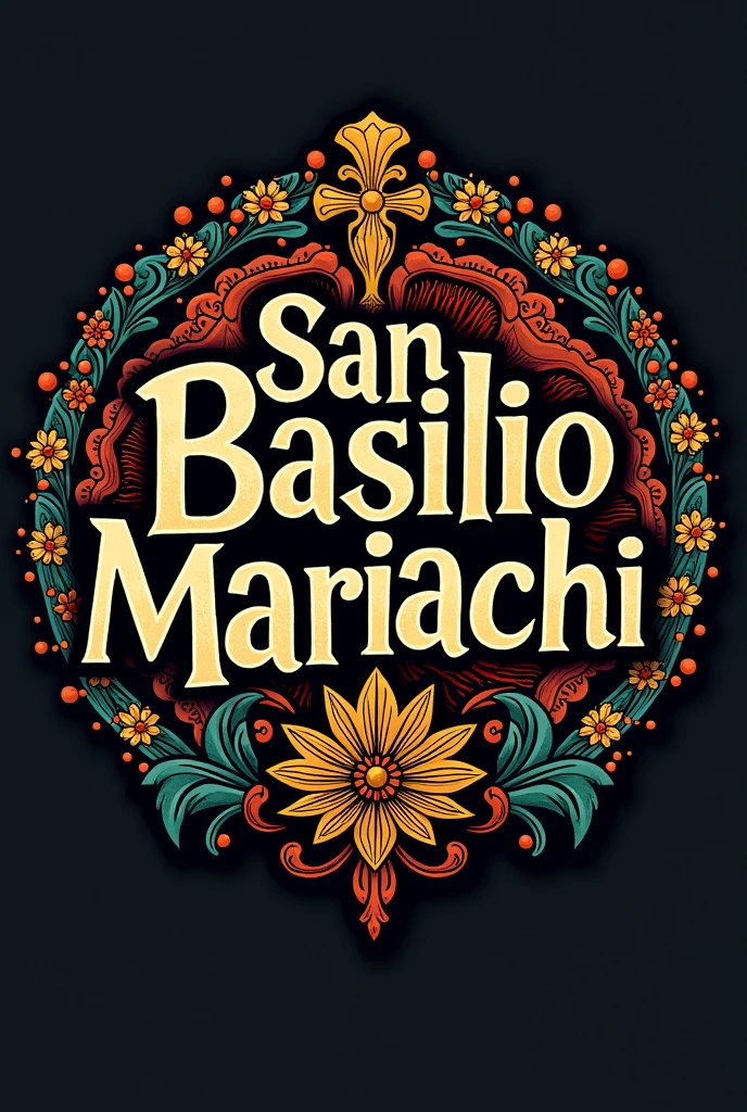 Logo letters: San Basilio Mariachi. image size 140 x 140 px