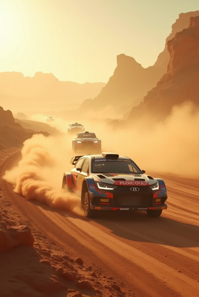 Movie Posters、Rally Championship、Ultra high-speed cornering、drift、Sand Dust