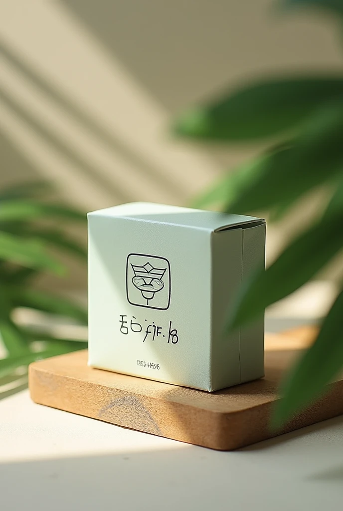 Photos of mini packaging with the writing ecofio
