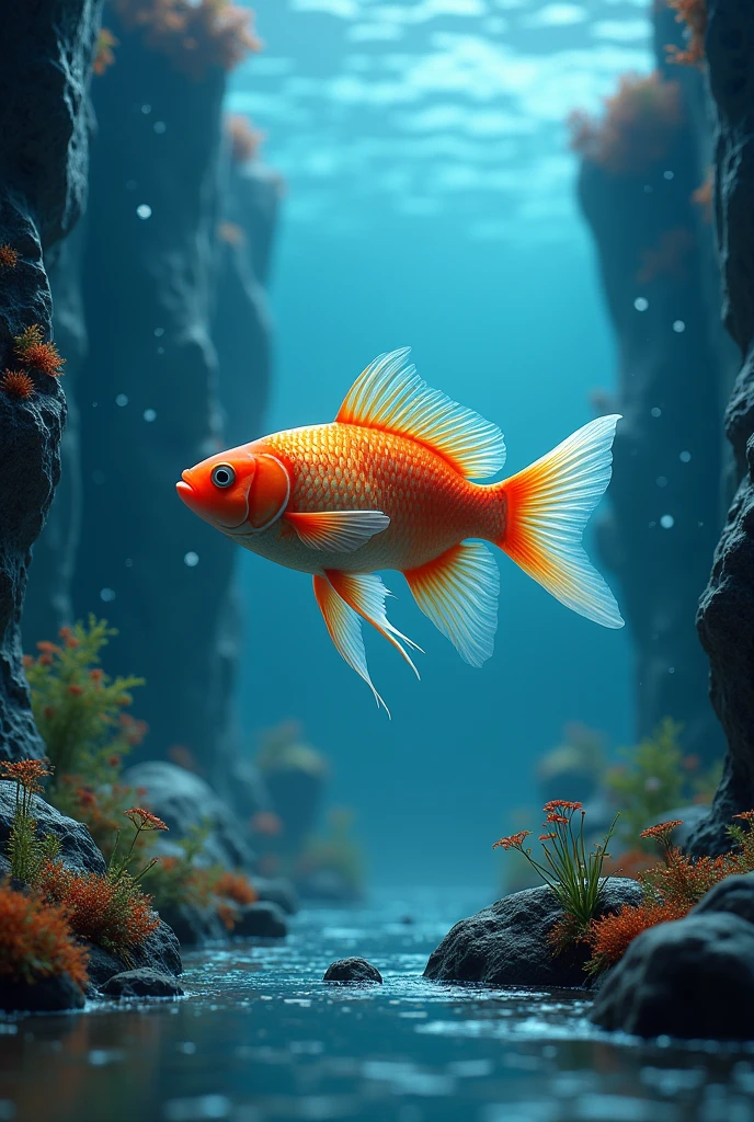 Technology,poster design,intelligent,machine,Fish Tank,Computer Management,Fish with the correct structure