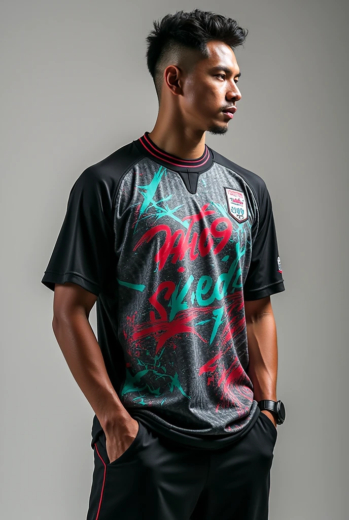 Design a street-style sports jersey