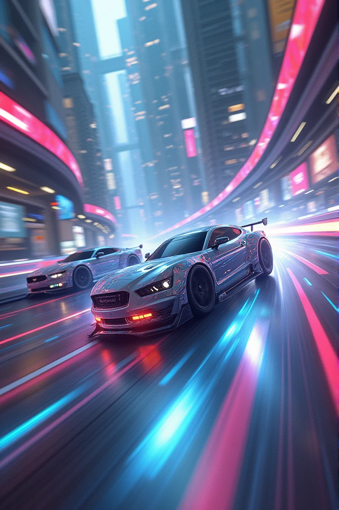 Quick silver race with flash