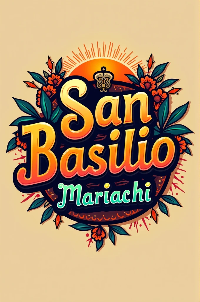 letters logo: San Basilio Mariachi