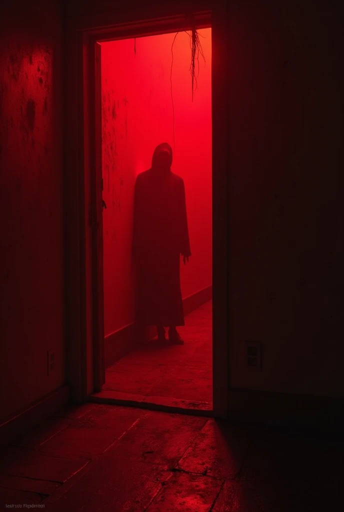 Spooky red room No windows