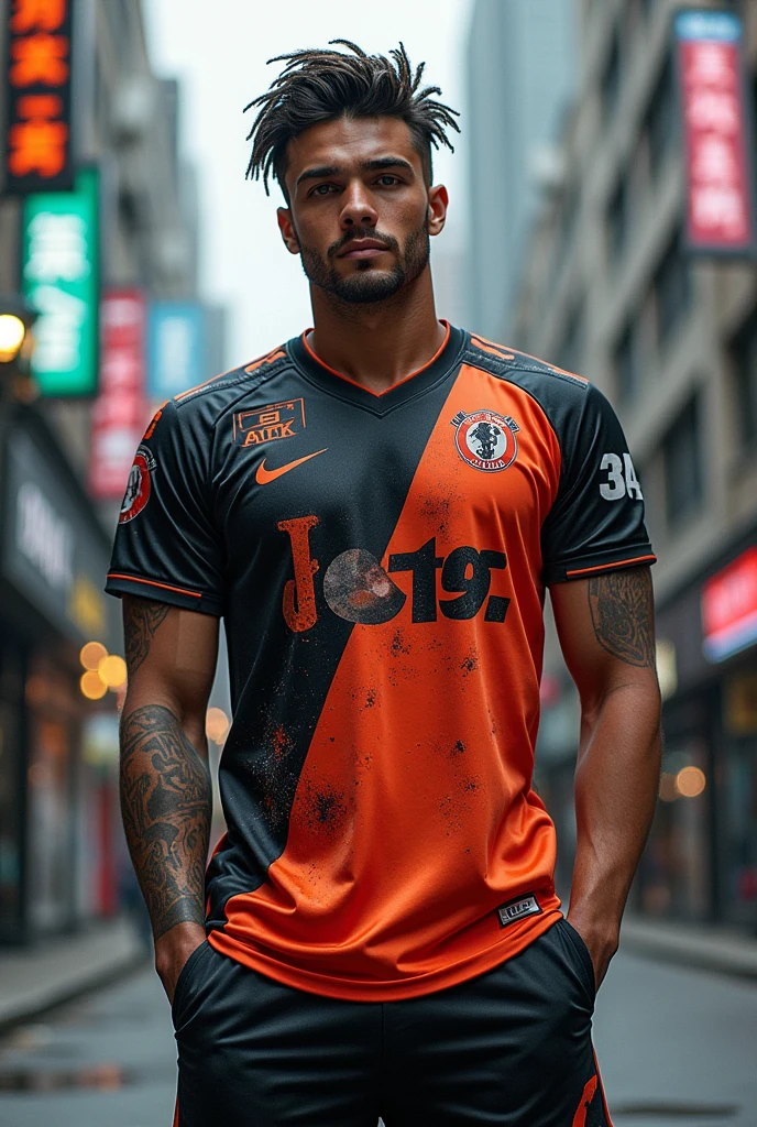 Design a street-style sports jersey
