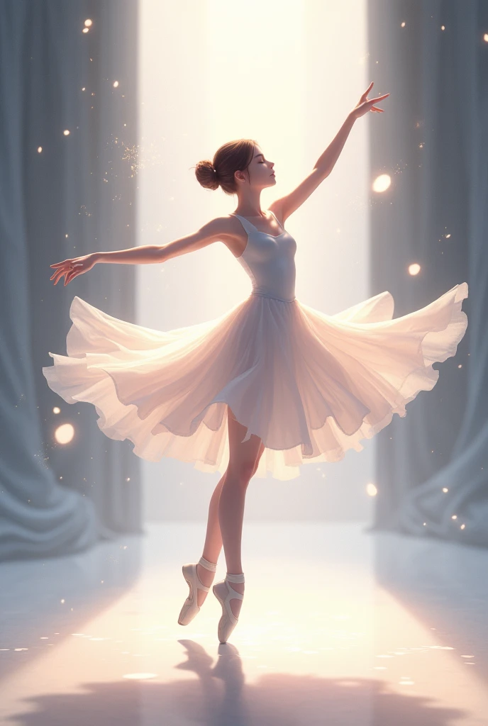 An anime-style ballet dancer