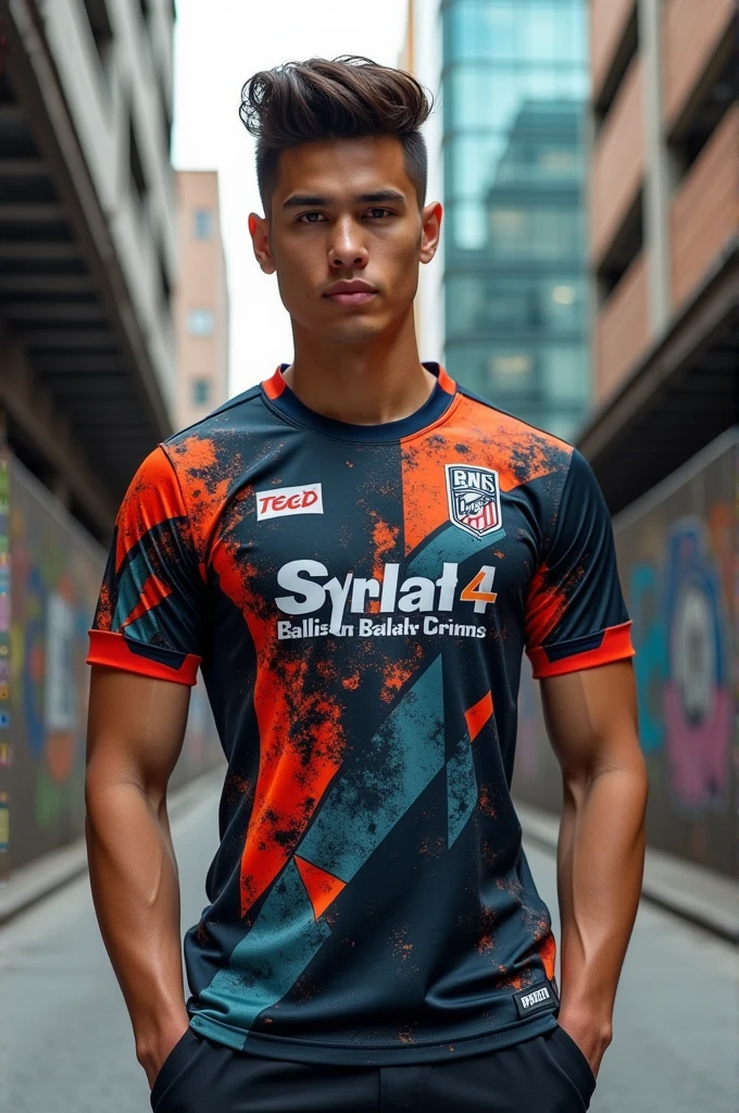 Design a street-style sports jersey