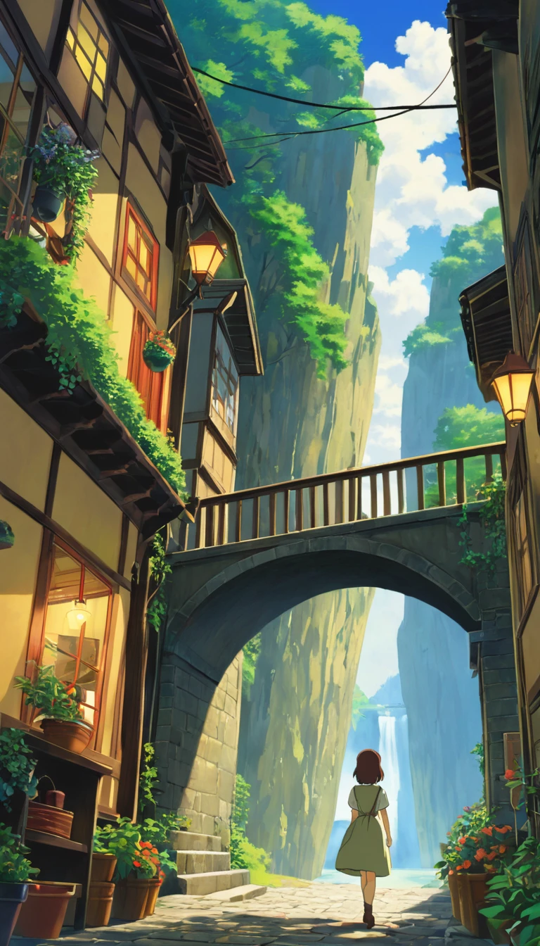 Ghibli movie, Ghibli --ar 16:9 --v 5.2