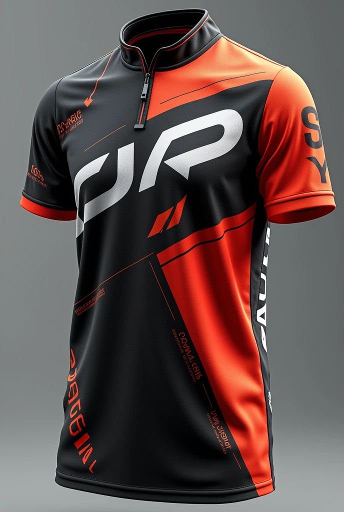 Design a streetwear-style sports jersey