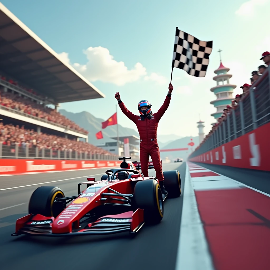 Movie Posters、Moment of the goal、Receive the checkered flag