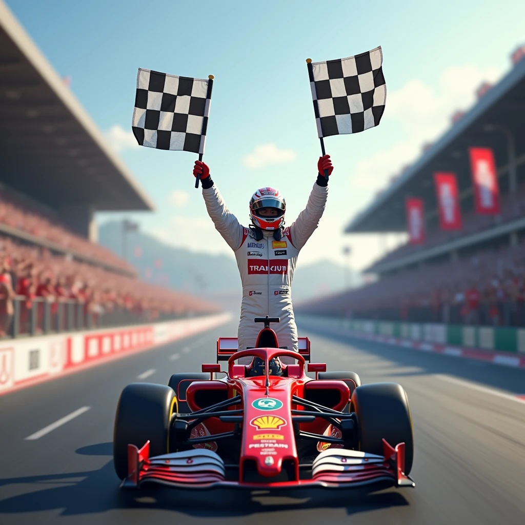Movie Posters、Moment of the goal、Receive the checkered flag