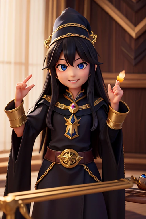 Wizard　noble　Sublime　darkness　high quality　Fearless smile　room　Sense of luxury　black　god々Shii　Fantasy　美Shii