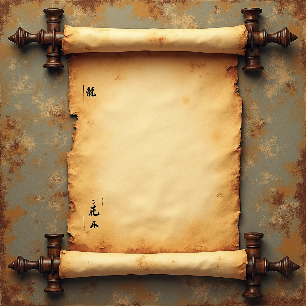A scroll depicting ancient sacred kotodama