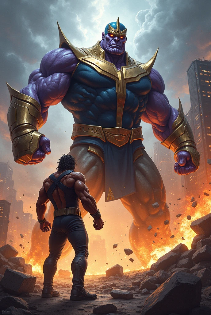 Alin x fight with thanos