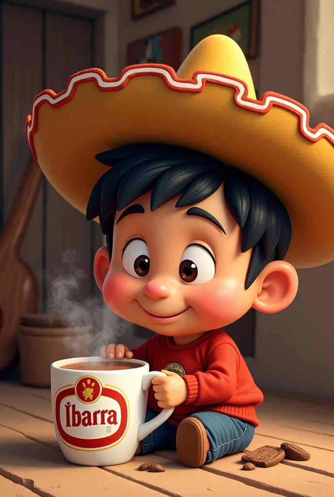 Does Chavo del 8 have hot chocolate from the Ibarra brand?
