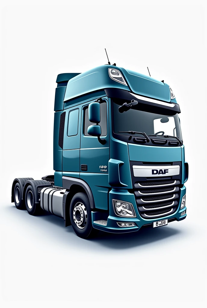 Can you create a transportation logo with a DAF truck?
