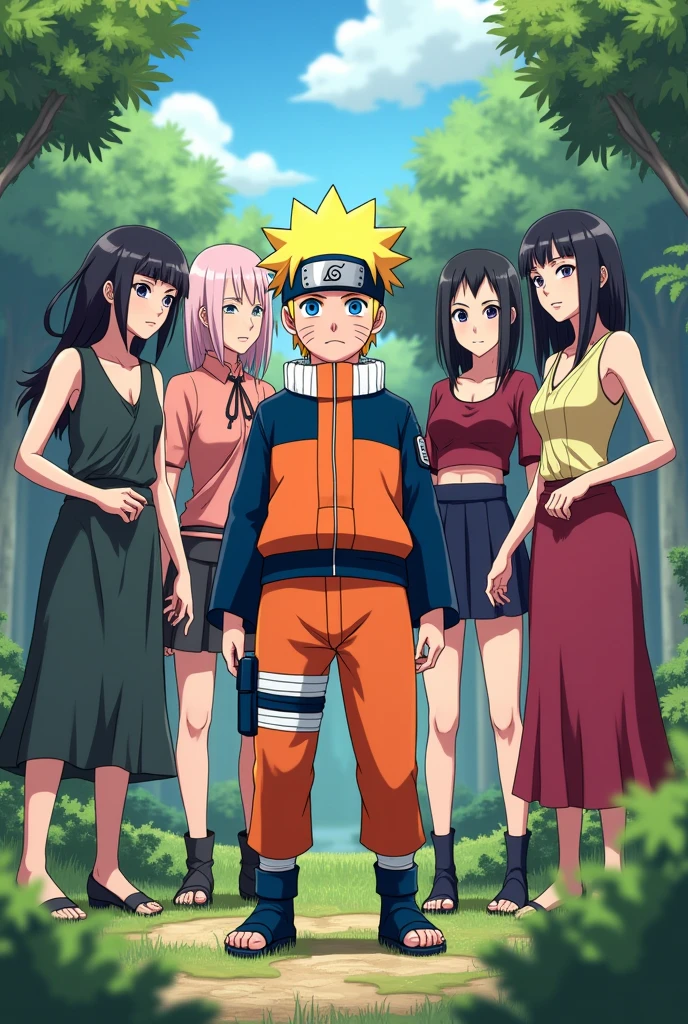 Make Naruto with all the girls from the Leaf Village