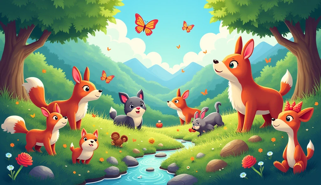 So let’s explore, come on, let’s play,
With animals, every day!
From the tallest to the very small,
We love them, one and all!