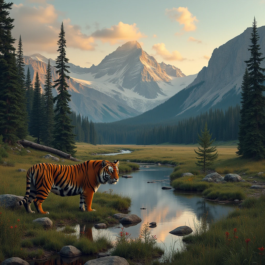 Tiger　cool　wilderness　
