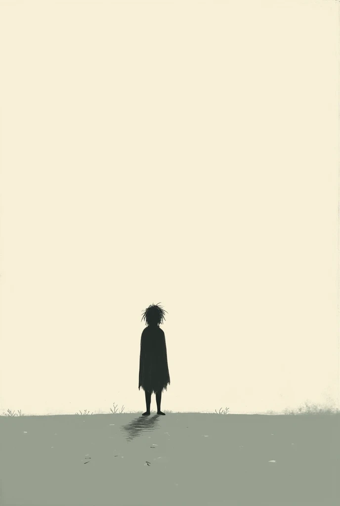 Create a minimalist illustration for the poem below:
Candor in the eyes.
Cautious ears.
So simple.
So simplistic.
I wished to be born taciturn.
If so, I wished to be born...
distant leagues from a dawn.
Rest of a drop of water.
Yure Araujo (author, naughty man)