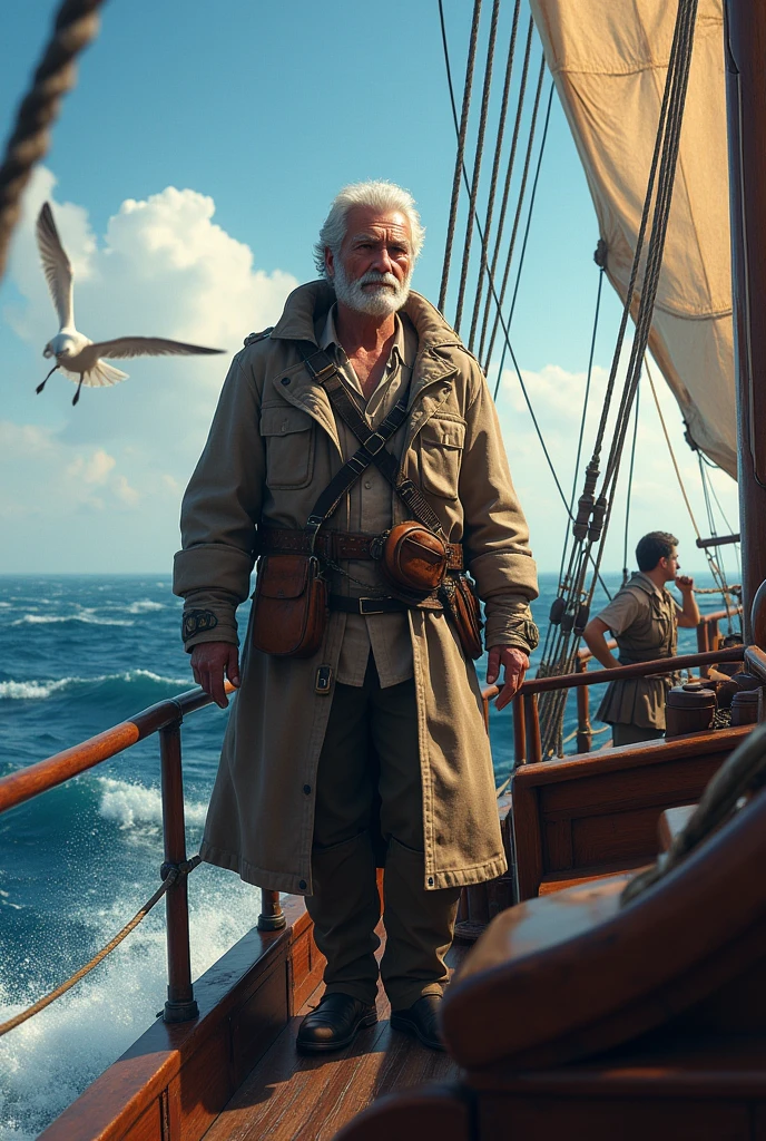 a captain in a vessel