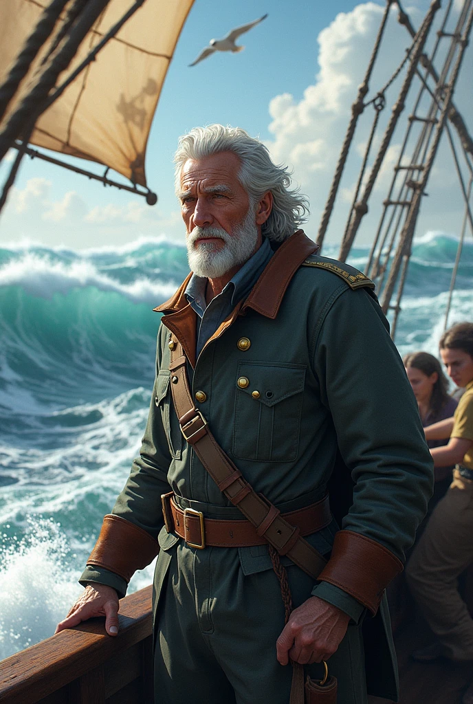 a captain in a vessel