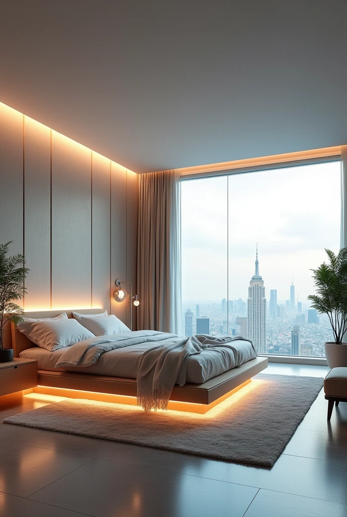 Future bedroom interior 
