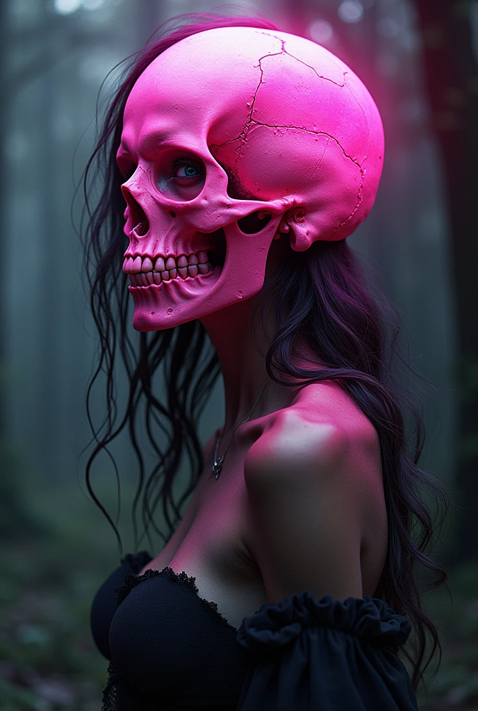 Pink Skull Woman