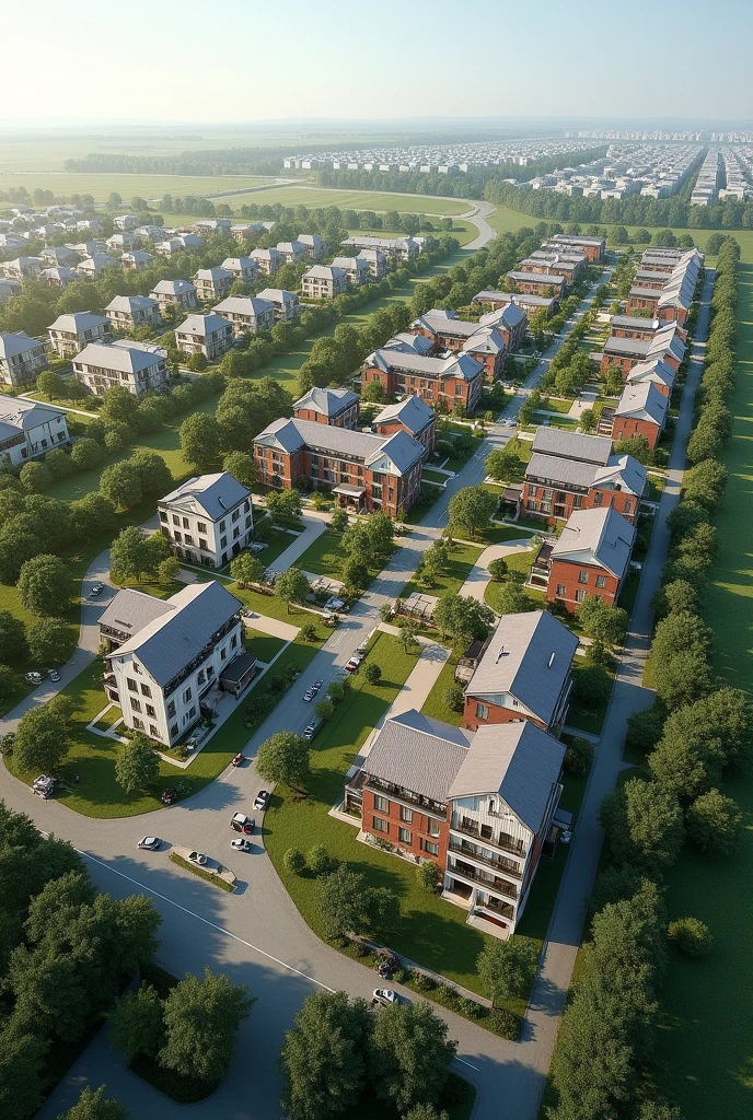 Create image of real estate plots with all developme ts