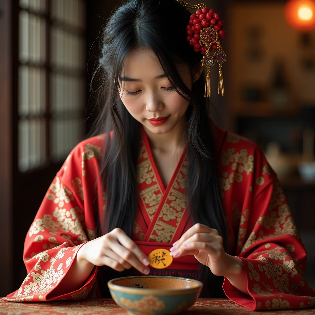 Female fortune teller Japanese