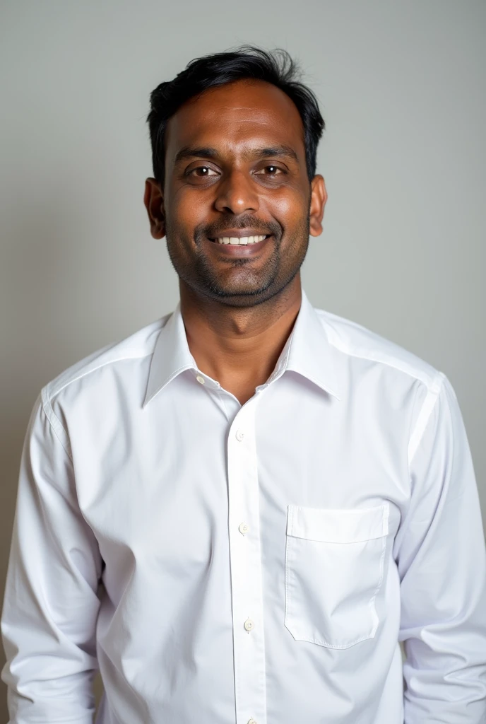 tamil 40years old man with shirt
in wedding straight front photo