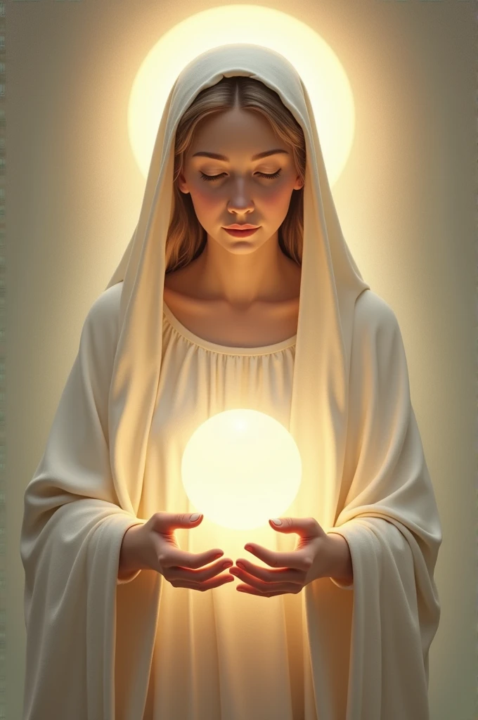 Immaculate Virgin Conception with an easy face, not many details.