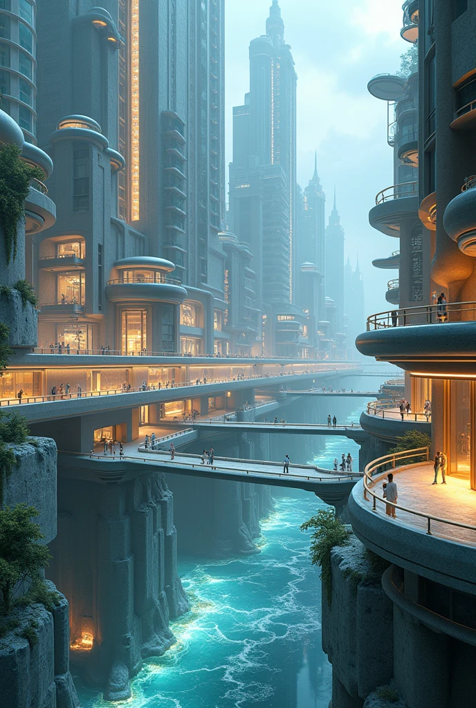 seton style, City of Progress, Future city, Utopian World, Cool colors that sparkle, prosperous architecture, High fashion and architectural design, luxury architecture, a utopian future, very detailed, HDR, Perfect, Amazing progressive architecture, Perfect world, reflective surfaces, underground spawning, Perfect architecture, beyond imagination, 8k, global illumination, wide angle, god&#39;s light, fantasy world --v 6 