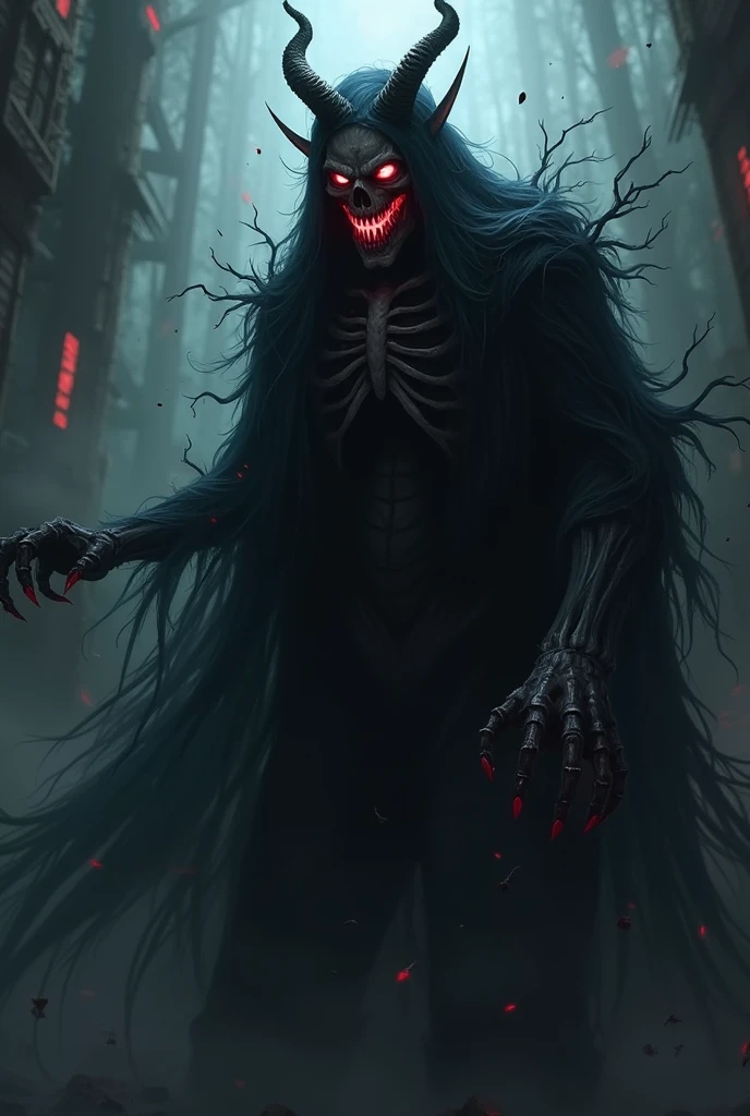 I want you to create a curse in the Jujutsu Kaisen world based on the Darkness Devil from Chainsaw Man.